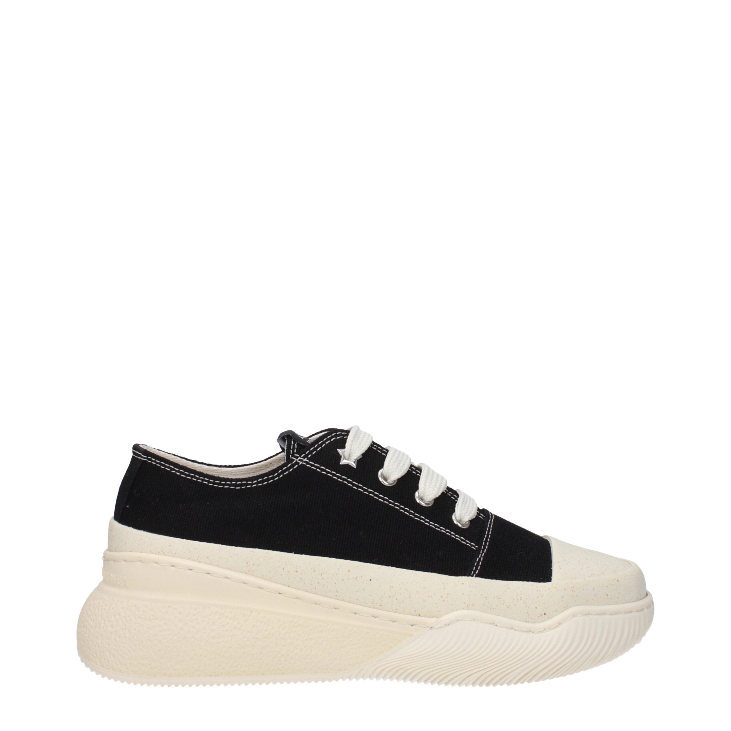 Stella McCartney Black Fabric Sneakers